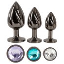 ANOS Metal Butt Plug Set Diamo