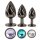 ANOS Metal Butt Plug Set Diamo