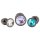 ANOS Metal Butt Plug Set Diamo